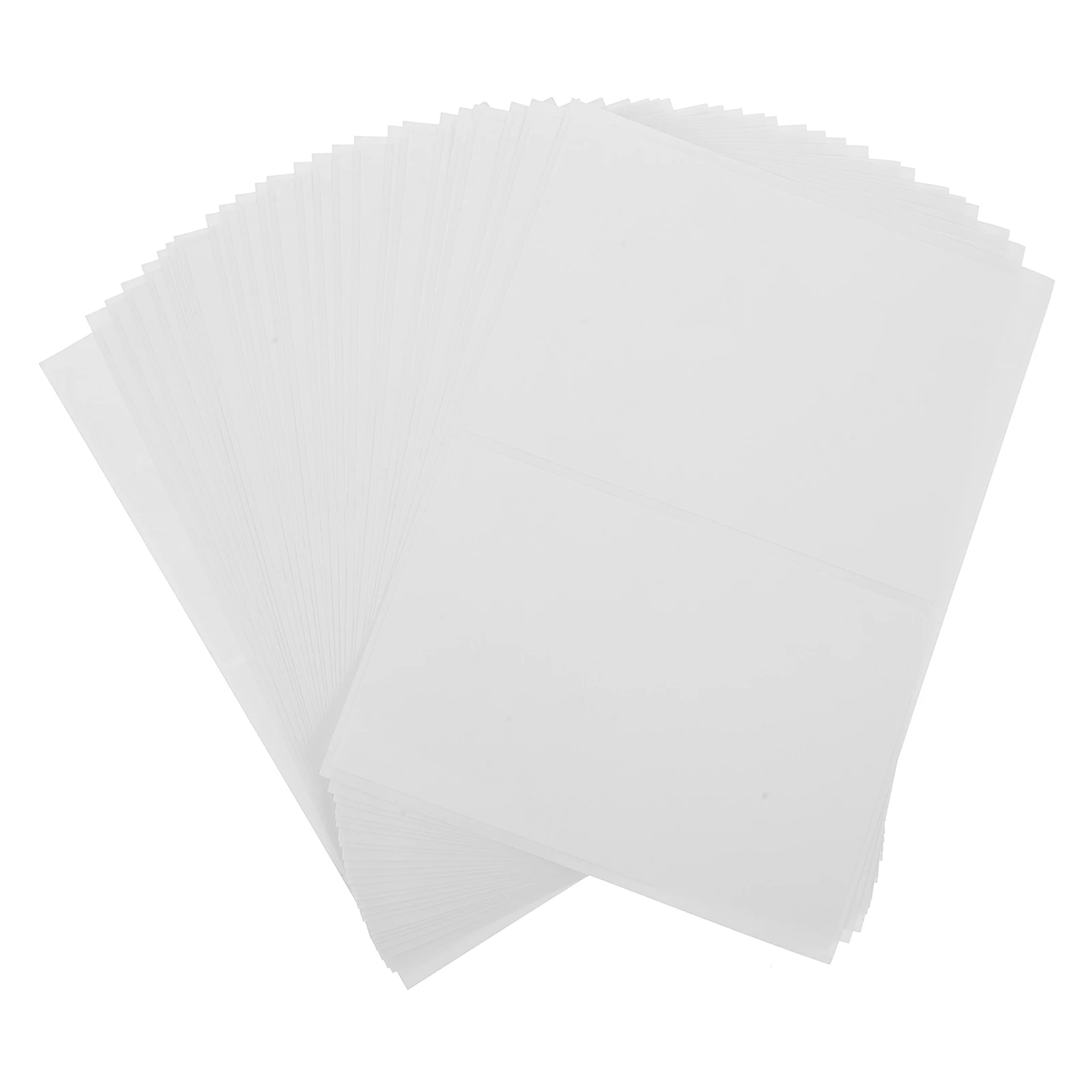 

50pcs Label Sticker 6x4 Inch Removable Waterproof White Tags for Storage Bins Boxes Kitchen Containers Organizing