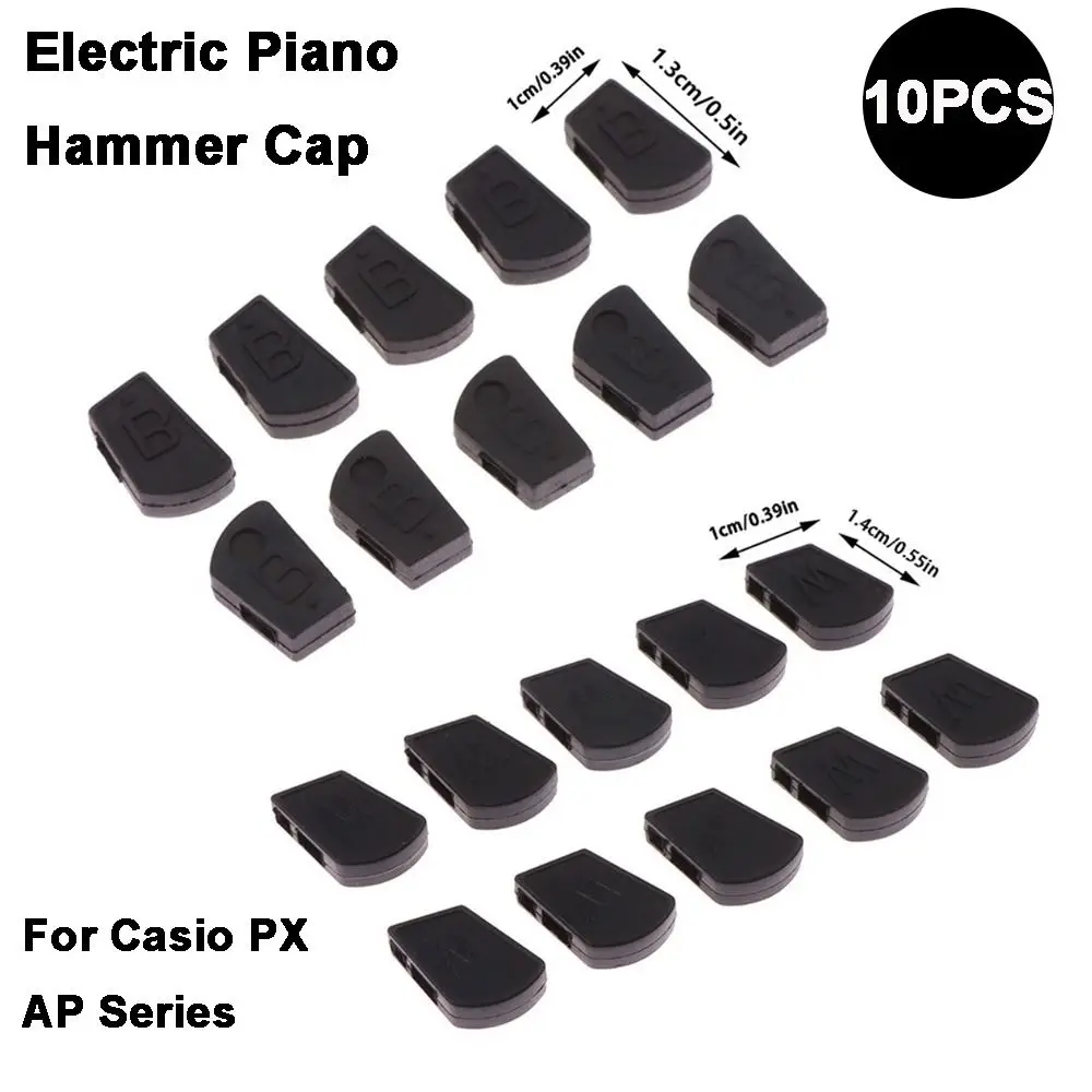 Tapa de Martillo para Piano Eléctrico de Material de Goma, Reducción de Ruido, Amortiguador de Goma Antivibración, Duradero para la Serie Casio PX AP