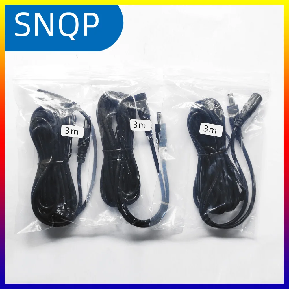 10M/3M DC Power Extension Cord 5.5mm*2.1mm Jack Adapter Lead Cable Female to Male External Plug for Electronics