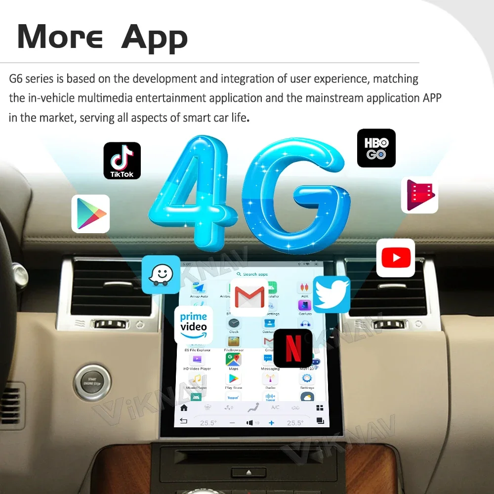مشغل راديو السيارة 8G 128GB لسيارة رينج روفر سبورت L320 2009-2013 نظام ملاحة GPS للسيارة أندرويد 11 Carplay اللاسلكي
