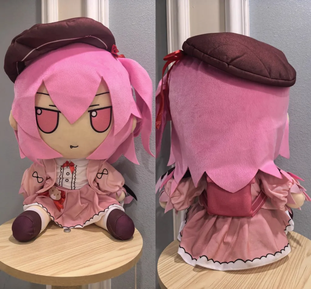 

Flandre Scarlet Touhou Project Fumo Косплей Плюшевая мягкая милая сидячая поза Кукла Одеваются Игрушки 40 СМ Подушка Подушка Рождественский подарок