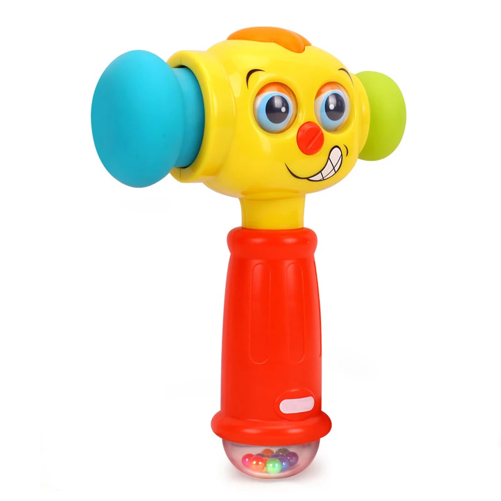 

Baby Hammer Toy Pounding Musical Light Toys Parent-child Playing Hand