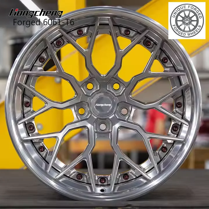 26 Style Custom 1 2-piece 18 19 20 21 22 24 Inch Deep Concave Chrome Alloy Forged Wheels 5x112 5x120 5x114.3 Rims