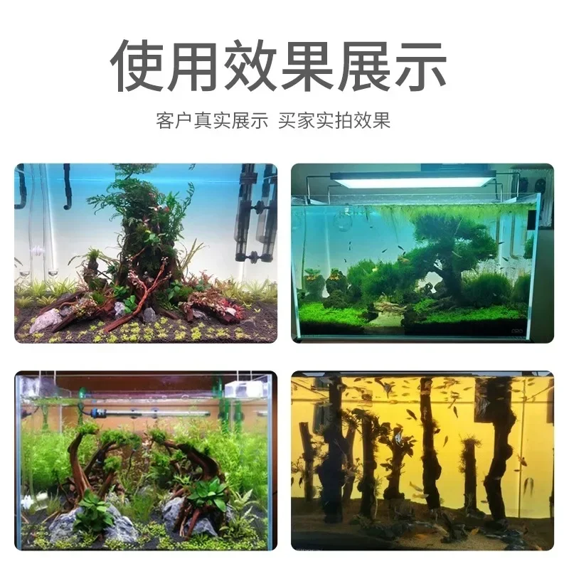 RGB Luminous Aquarium Backdrop, Acrylic Fish Tank Background with Colorful Gradient & APP Control, Custom Size Available