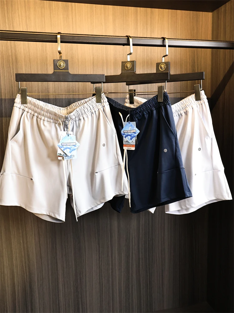 

Мужские летние спортивные брюки Cloud Soft Feel для активного отдыха, повседневные, высокоэластичные, дышащие, модные, прямого кроя, длиной до колена