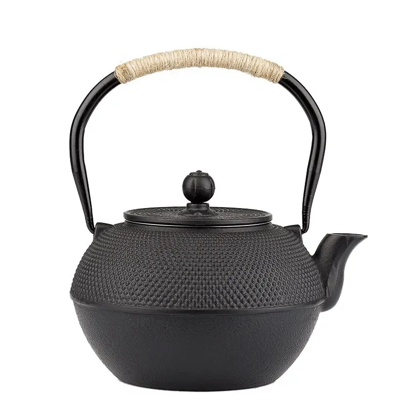 

Japanese Cast Iron Teapot with Stainless Steel Net Infuser For Boiling Water Cooking Tea Pot Tetsubin Kettle 600ml 800ml 1200ml