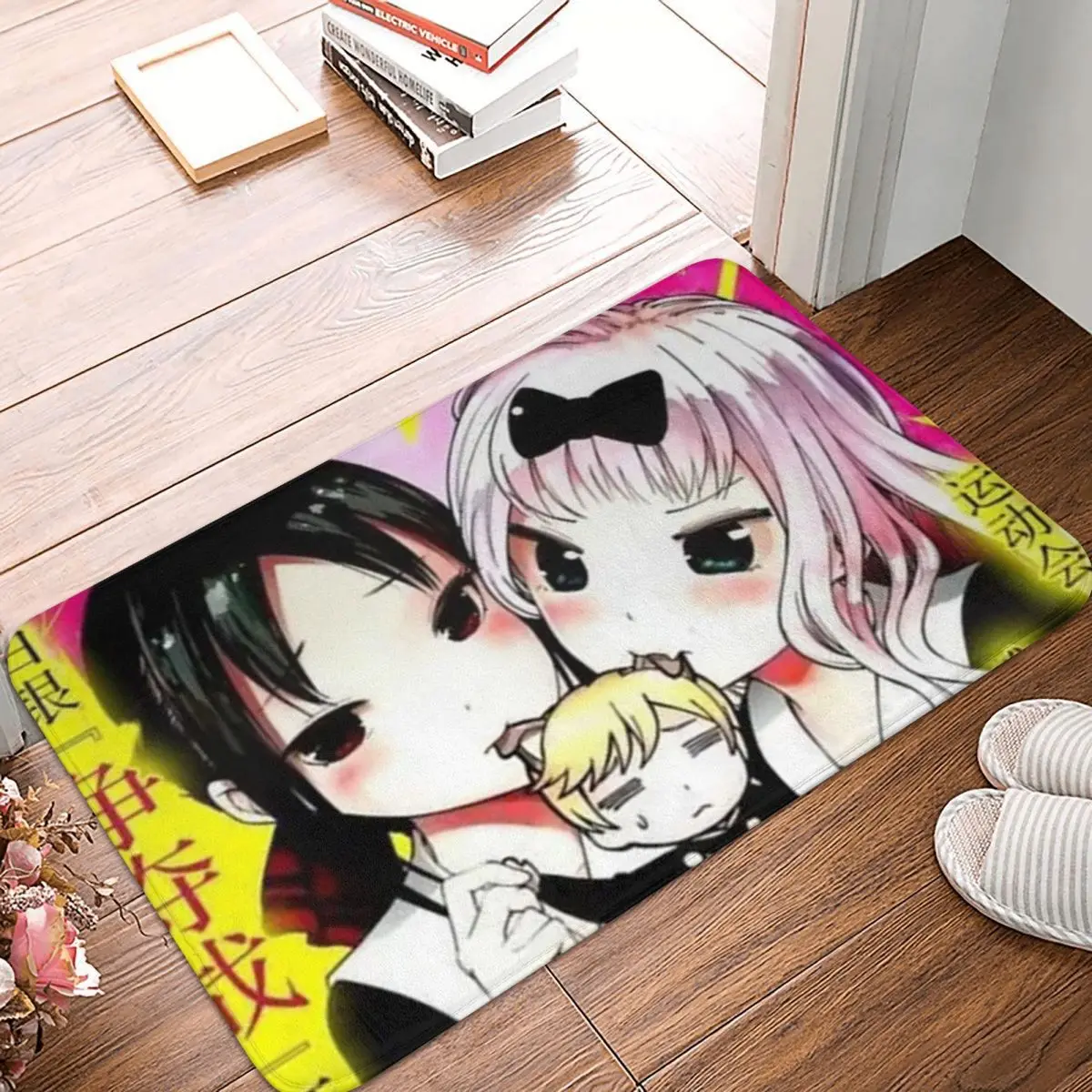 Bathroom Mat Kaguya Sama Doormat Living Room Carpet Entrance Door Rug Home Decoration