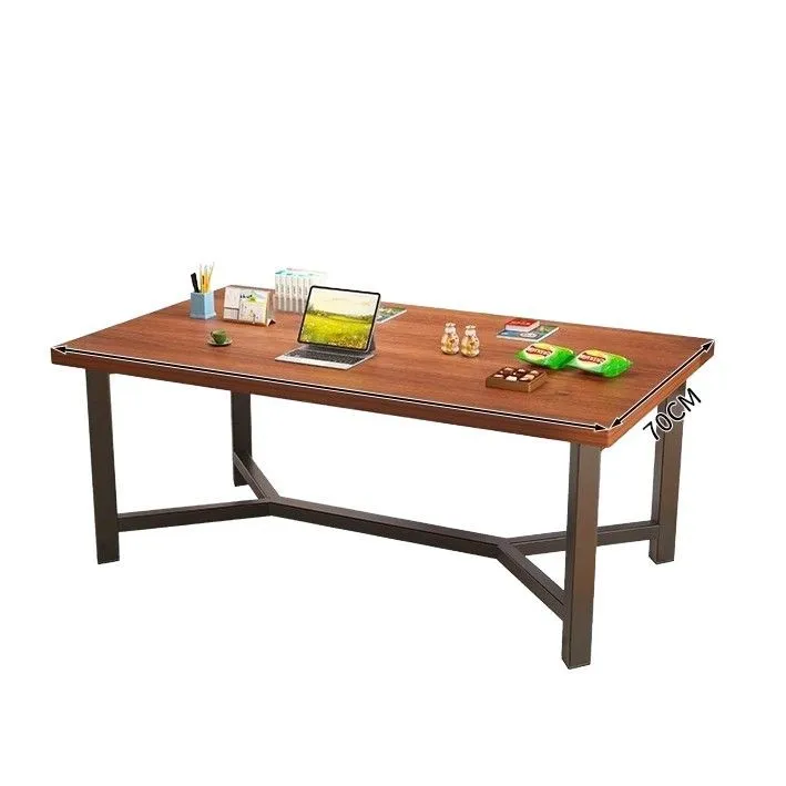 Solid wood legs desk computer desk bedroom home reading  desktop student writing  simple computer