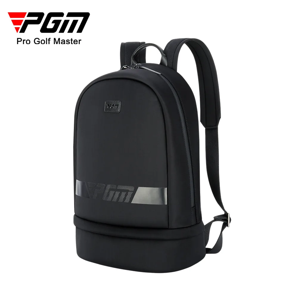 PGM Golf Backpack, Men's Backpack, Large Capacity Portable Black Clothing Sports Bag