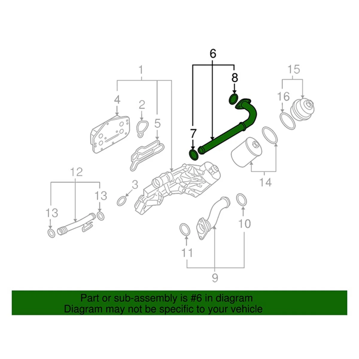 3Pcs Engine Coolant Water Pipe Oil Cooler Pipe for Vauxhall ASTRA H/J/A/B/C 55353329 55353327 55353330