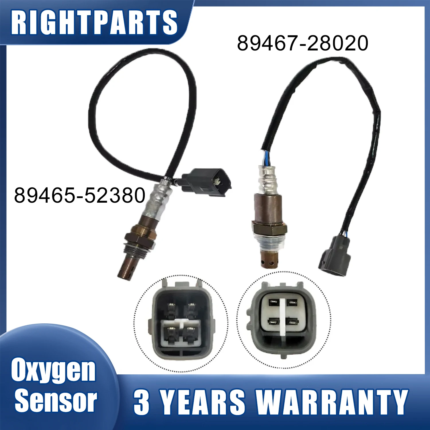 2PCS Upsream & Downstream O2 Oxygen Sensor For Toyota Camry 3.0L 2002 2003 2004 2005 2006 Lexus ES300 3.0L 2002 2003