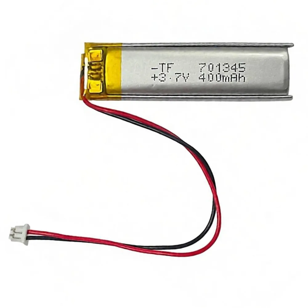 1-10PCS 701345 3.7V 400mAh 1.25mm Plug Lithium Polymer Rechargeable Battery For MP3 GPS E-books Camera Bluetooth Speaker Headset