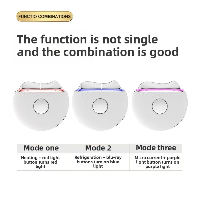 Dispositivo di bellezza a microcorrente con vibrazione Gua Sha per massaggiatore facciale con impacco caldo freddo