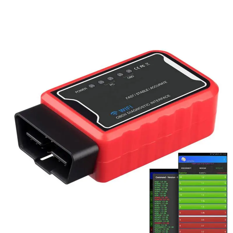 Car Diagnostic Scanner Tool Live Data Code Reader Read And Clear Fault Codes OBD II Scanner For All OBD II Protocol Car