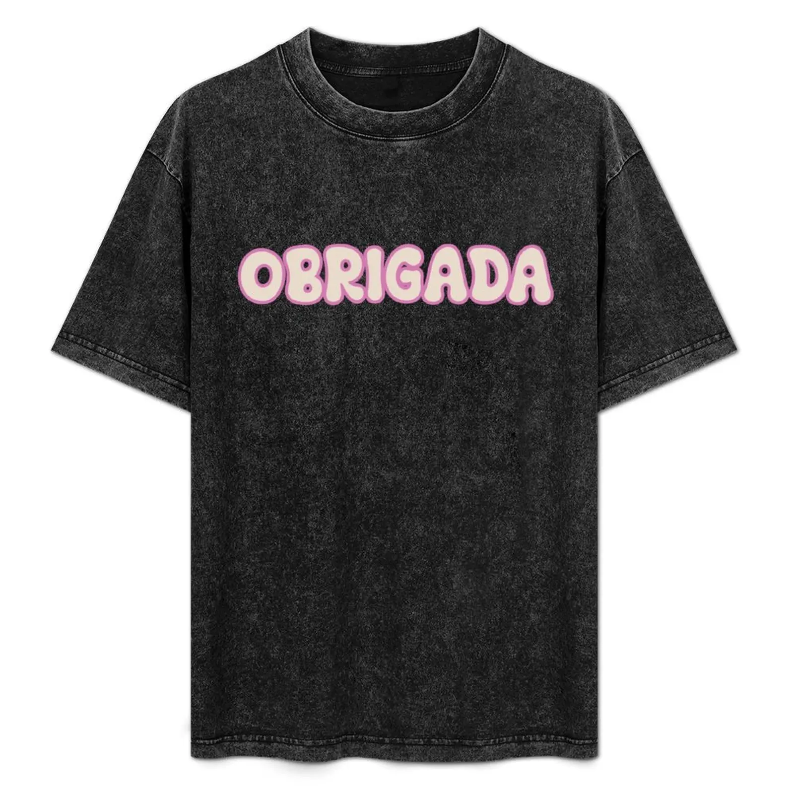 

Obrigada T-Shirt Basic All Season Solid T-Shirt