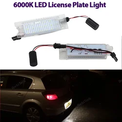 LED Number Plate Light Error Free Plate Lamp For Opel Vectra C Astra J Astra H Zafira B Insignia Corsa C D Meriva A Tigra B