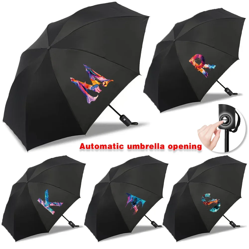 

Foldable Umbrella UV Protection Automatic Umbrellas Sun and Rain High Aesthetic Value Travel Essentials Portable Folding Paint