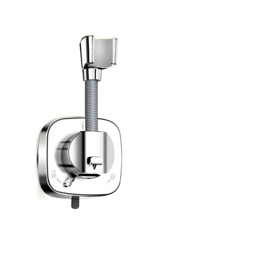 Suction Cup Suction Cup Shower Head Holder Wall Mounted No Drill Showerhead Bracket Strong Adsorption Height Adjustable