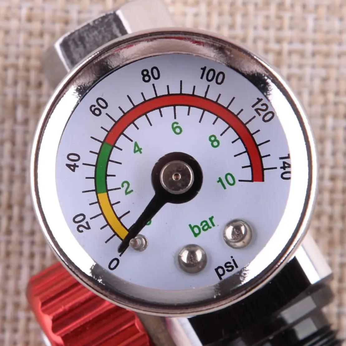 Manometr regulacji ciśnienia powietrza do kompresora, pasuje do Devilbiss Iwata, zakres 0-140 PSI, narzędzie do malowania natryskowego