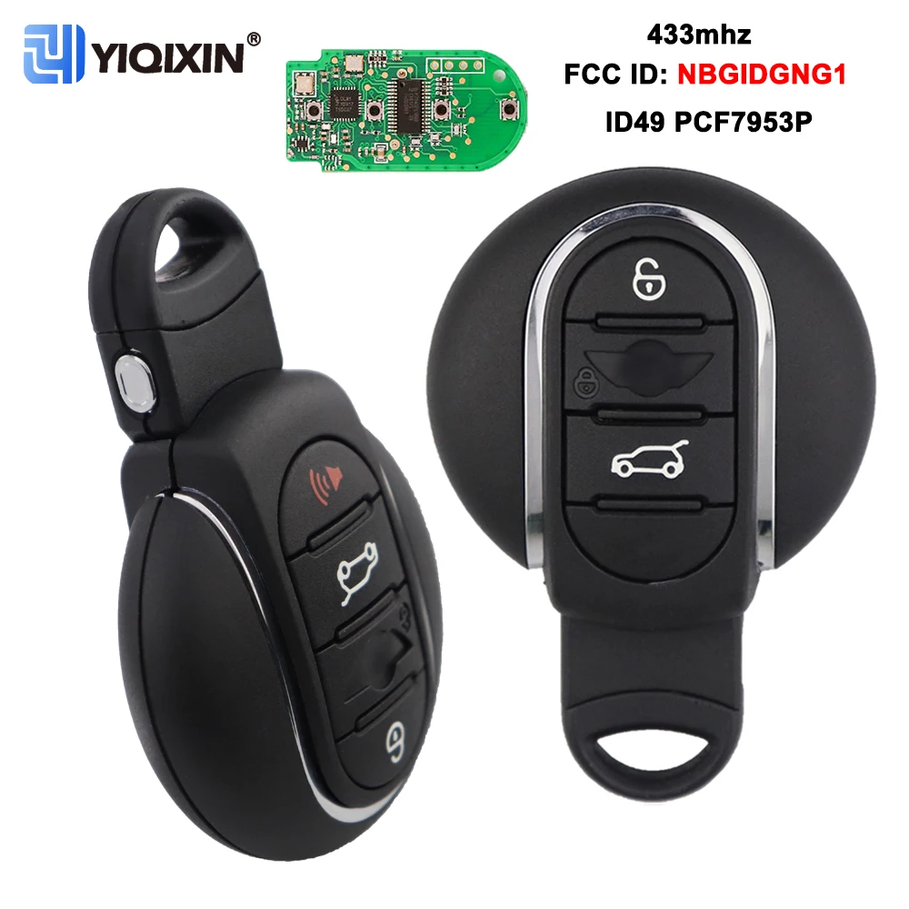 

Keyless Entry Car Key For BMW Mini Cooper Countryman ClubmanPaceman F55 F56 2015 2016 2017 2018 Smart Remote ID49 PCF7953P Chip