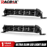 7 inch 6D Ultra Slim LED Work light Bar Driving Fog Lamp 4x4 led bar for Offroad SUV ATV Tractor Trucks Boat Combo Beam 12V 24V