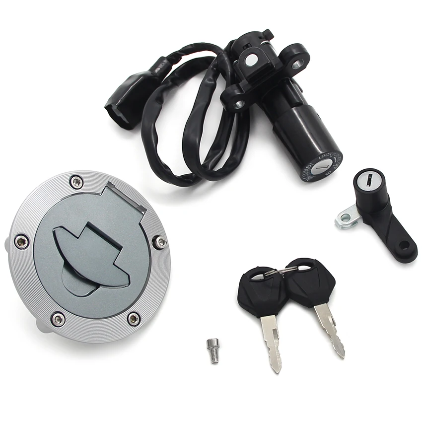 Motorcycle Key Fuel Cap Kit Ignition Switch For Yamaha YZF R25 2015-2018 YZF R3 2015-2018 OEM:1WD-XH250-00 1WD-XH250-01 Parts