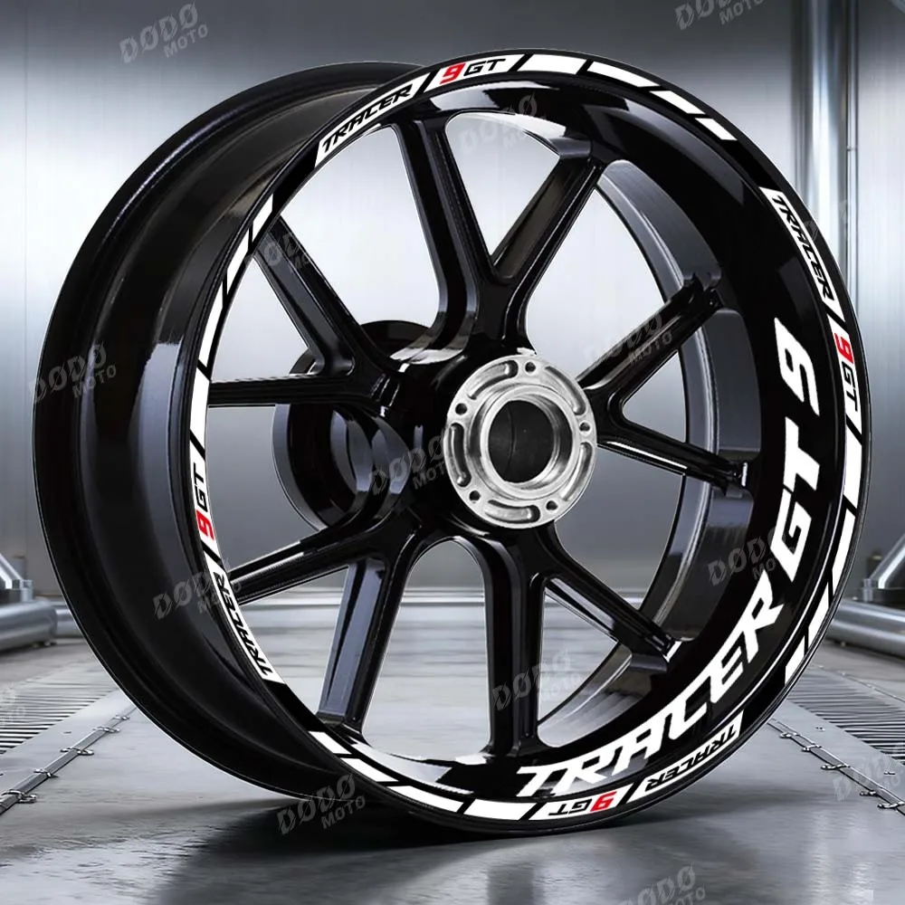 For Tracer 9GT Tracer 900GT tarcer 9gt Motorcycle Reflective Decals Decorative Wheel Hub Rim Stripe Tape Stickers Accessories