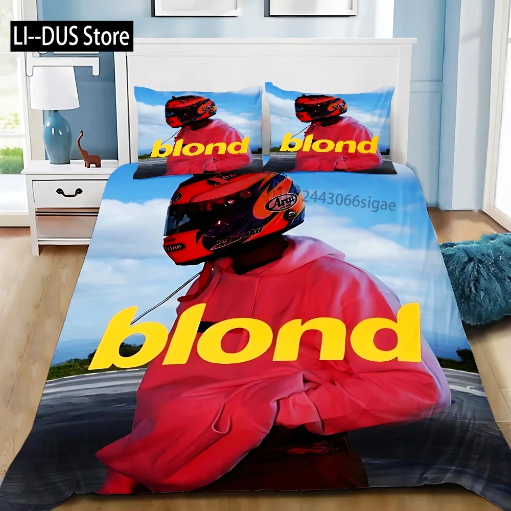 Duvet Cover Pillowcase Bedding Set Franks Blonds Oceans Adult Boy Girl Bedroom Decoration Children Gift Single Double Large Size