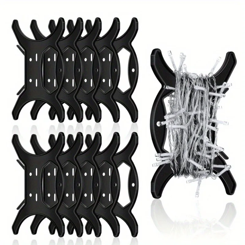 12PCS Christmas light storage rack, holiday light storage container, Christmas tree light storage scroll, winding rope