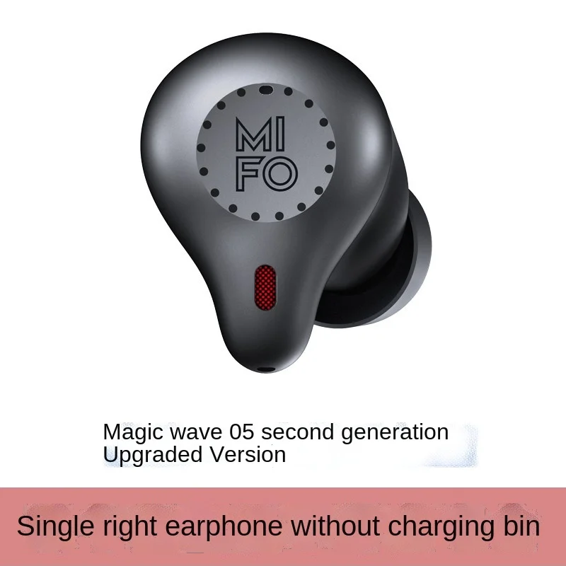 MIFO O5 صندوق تخزين سماعة رأس بلوتوث ، علبة شحن ، رأس سماعة أذن يسرى ، رأس سماعة أذن يميني ، ملحقات أصلية
