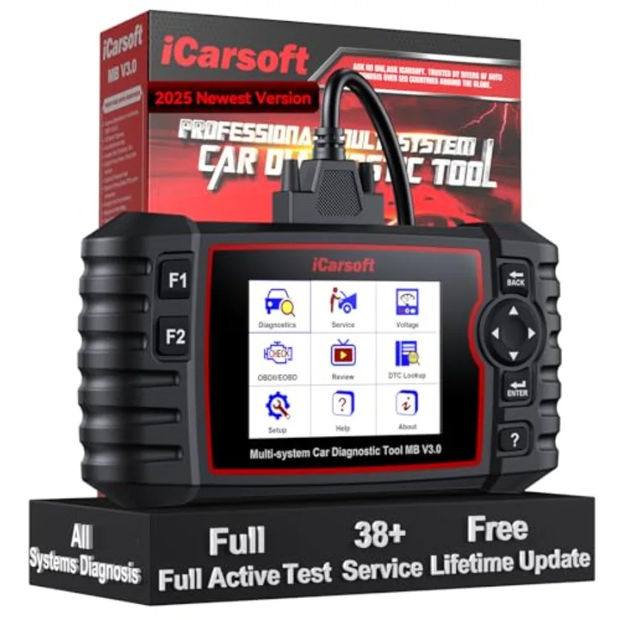 

MB V3.0 Bidirectional Diagnostic Tool for Sprinter Smart Maybach 38+ Service All Systems OBD2 Scanner with Quick Scan