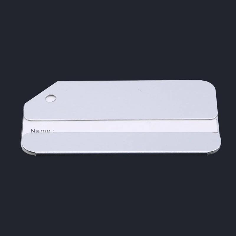 5Pcs 수하물 태그 알루미늄 합금 가방 태그 수하물 태그 Id 가방 용 수하물 태그 여행 수하물 수하물 식별자