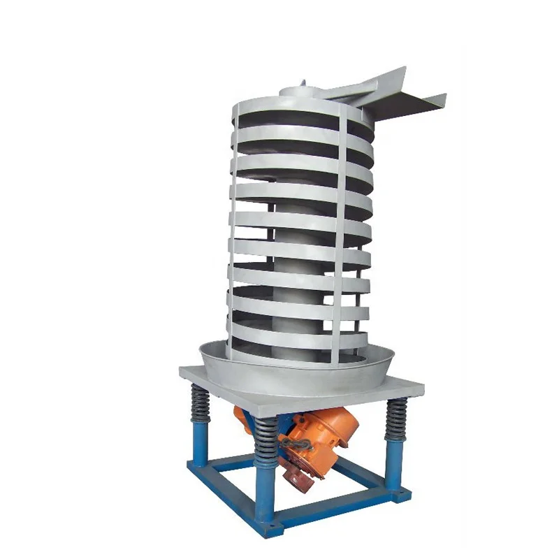 Stainless Steel Vibratory Spiral Elevator Spiral Feeder Screw Conveyor Vertical Vibrating Conveyor Machine