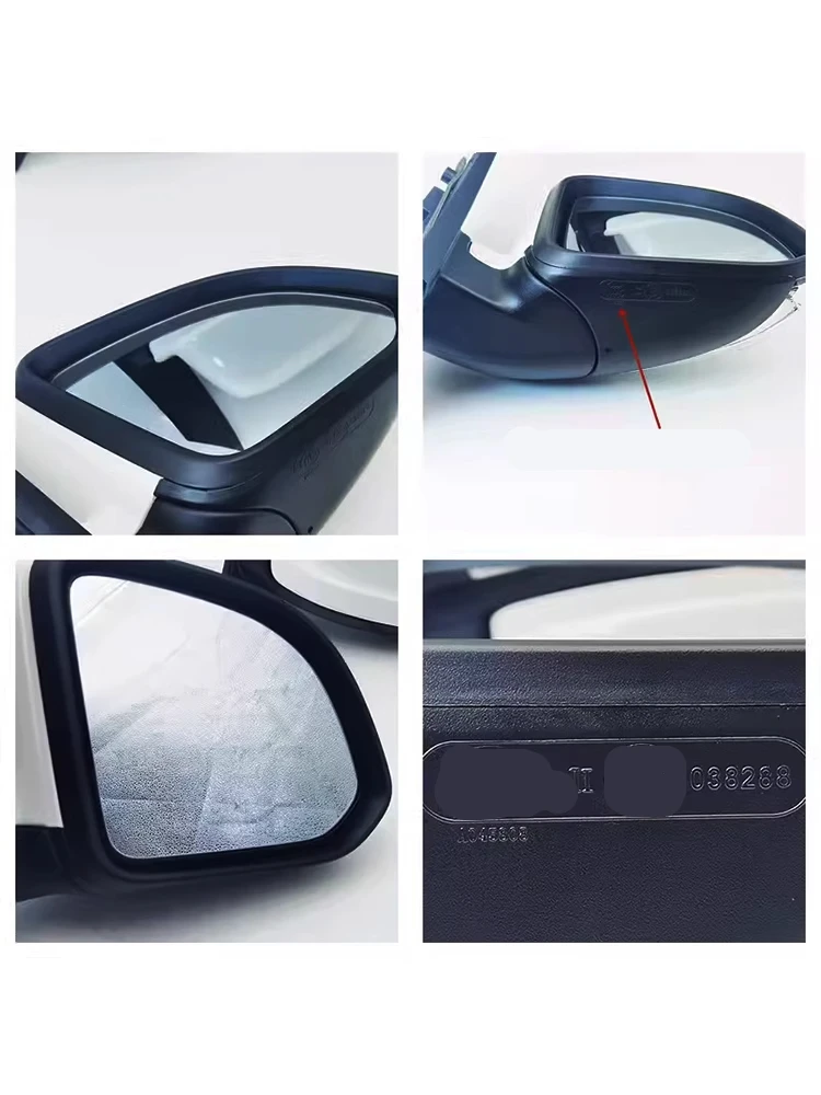 Suitable for the left and right rearview mirror reverse mirror assemblies of Datong G10, white side reverse mirror, rearview mir