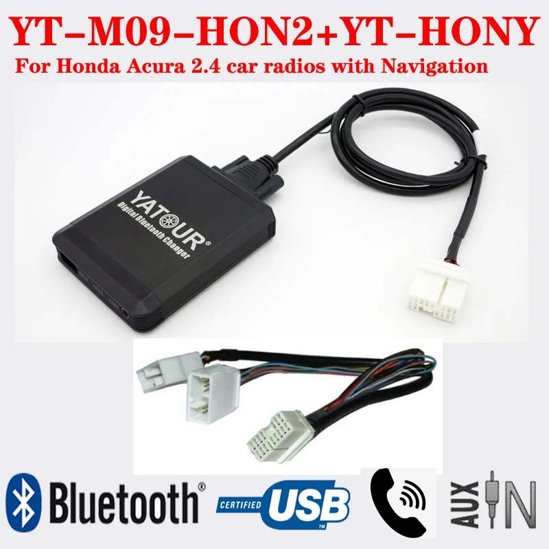 

Yatour Hi-fi Bluetooth kit with USB MP3 play for Honda Odyssey Accord CRV Legend City Fit Pilot