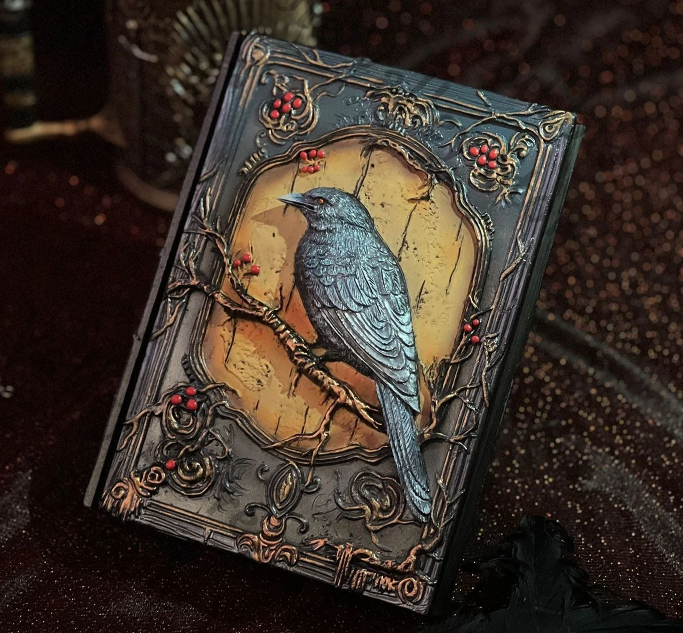 

Аниме «Любовь и глубокий косплей Силус», стереоскопический рельефный альбом с вороной, мультяшный блокнот, дневник, тетради, Хэллоуин, Рождественский подарок