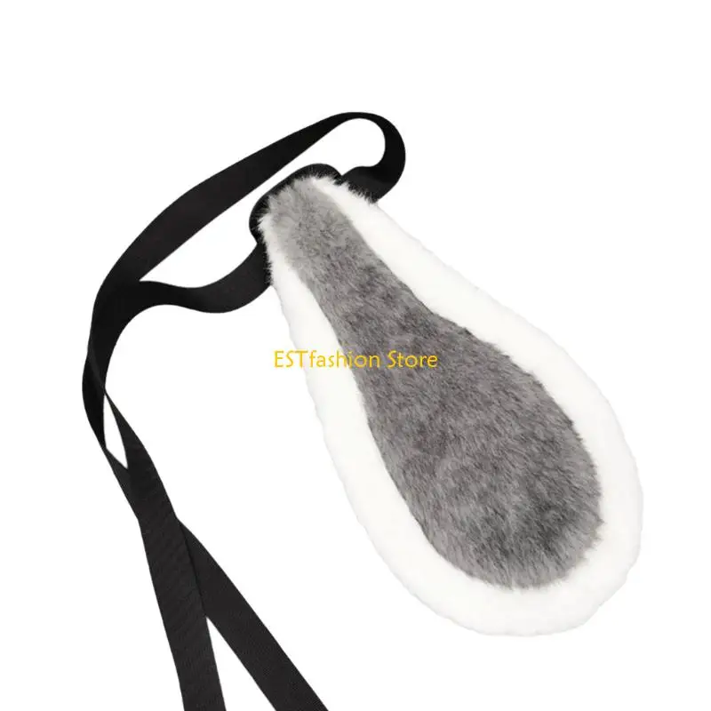 Y5GC Role Play Animal Ears Headband Plush Soft Comfortable for Adults Costume Event Parties Safe and Practical Hairband