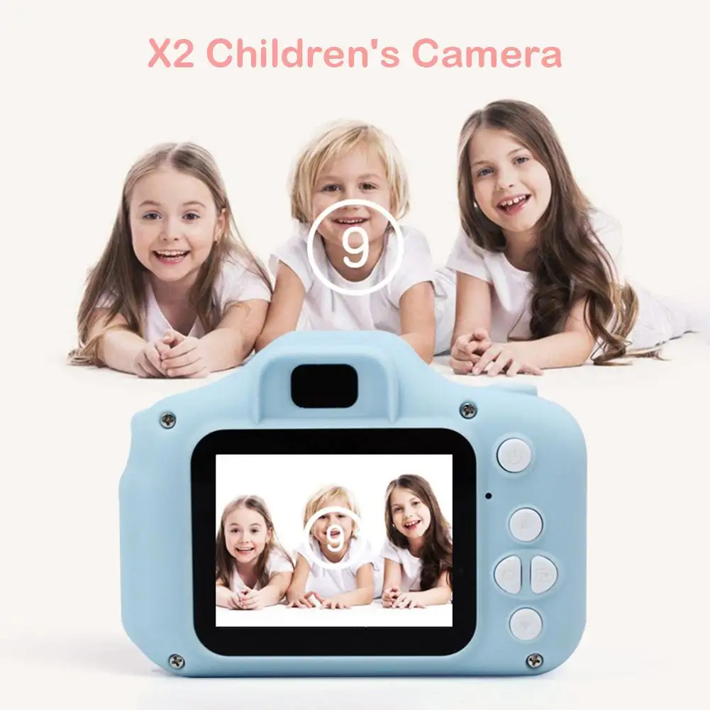 ZK20 Children\'s Camera Waterproof 1080P HD Screen Camera Video Toys  Kids Cartoon Cute Camera Outdoor Photography Toys