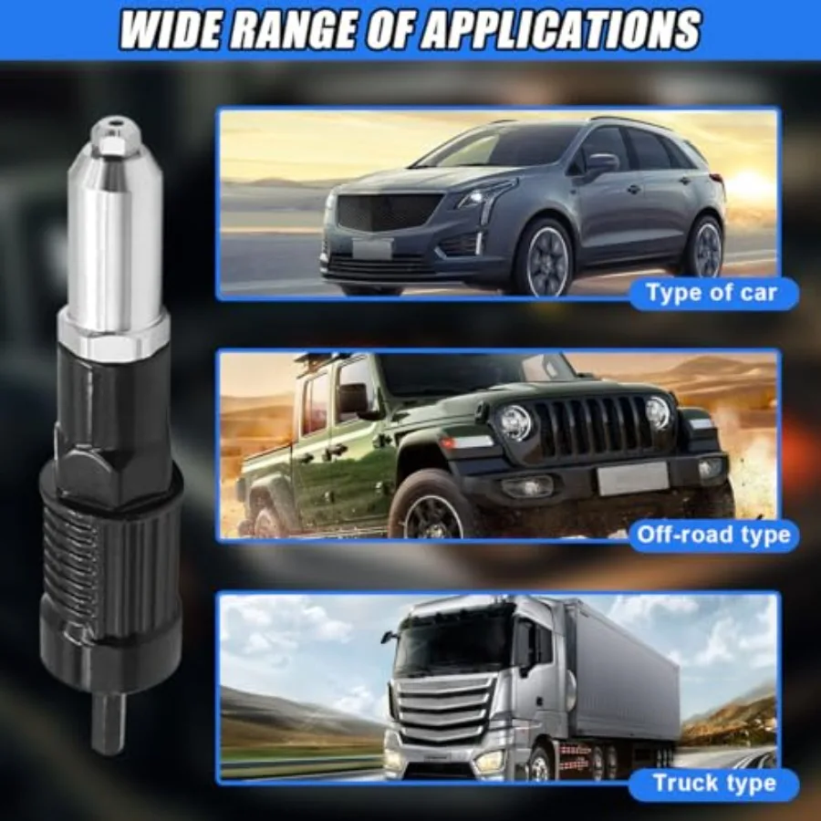 コードレス電動ドリルリベッターインサートナットツール、アダプターキット付き、金属、木材、プラスチックの修理および組み立て用途に適用されます。