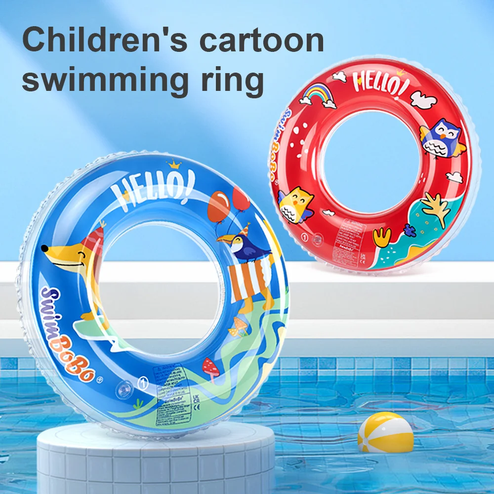 Swimbobo New Style Baby Float Ring Water Toy Kids PVC Inflatable Swimming Underarm Rings Children floats For Summer Floating