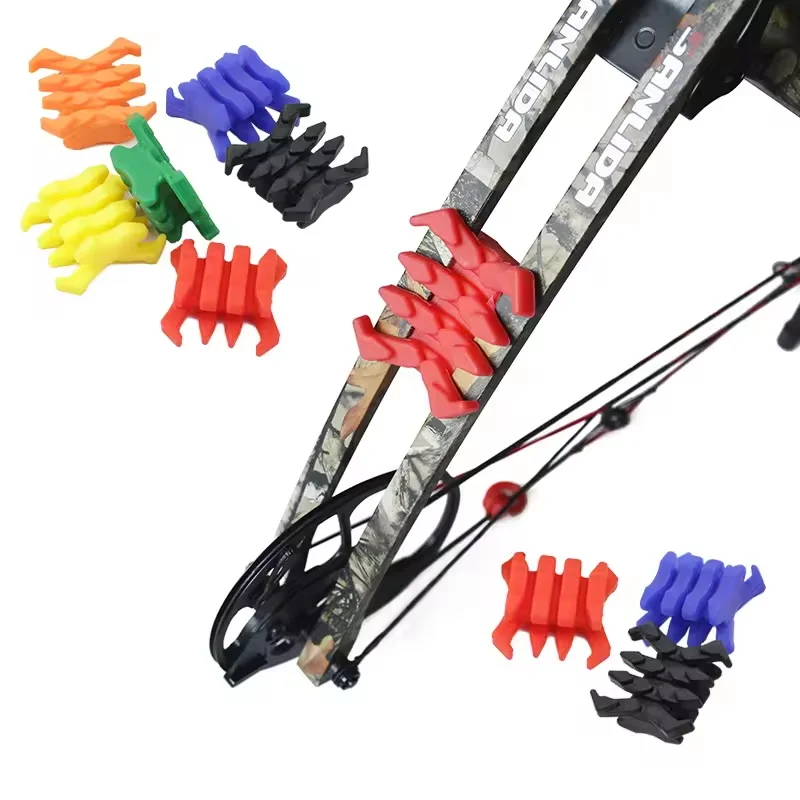 Shock Absorption Bow Vibration Limbs Stabilizer, Crab Rubber, Shock Absorption Damper, Vibration Reducers for Compound Bow, 2Pcs