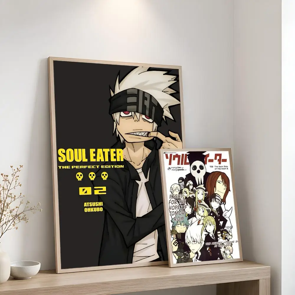 Classic Anime Soul Eater Poster Home Artwork For Living Room Bedroom Office Dorm Apartment Gift