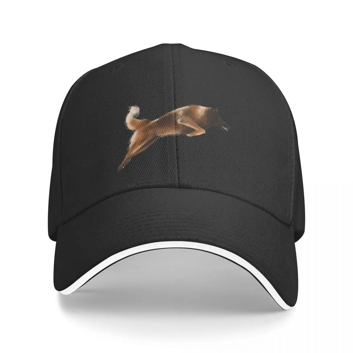 Belgian Tervuren Jumping Baseball Cap dad hat Sun Cap Thermal Visor Designer Hat For Girls Men's