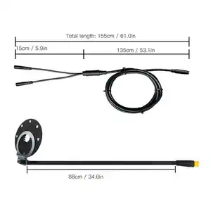Elektrofahrrad -Controller und Instrumentenkit, Scooter -Modifikation, EN06, 36 V, 48 V, 250W, 350W Hauptverkauf Elektromotor Kit Bike - №4