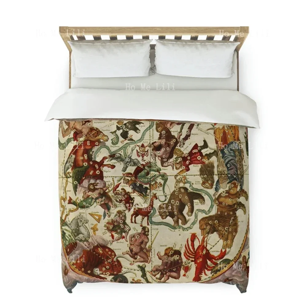 

Zodiac Horoscope Duvet Set Three-Piece Set
