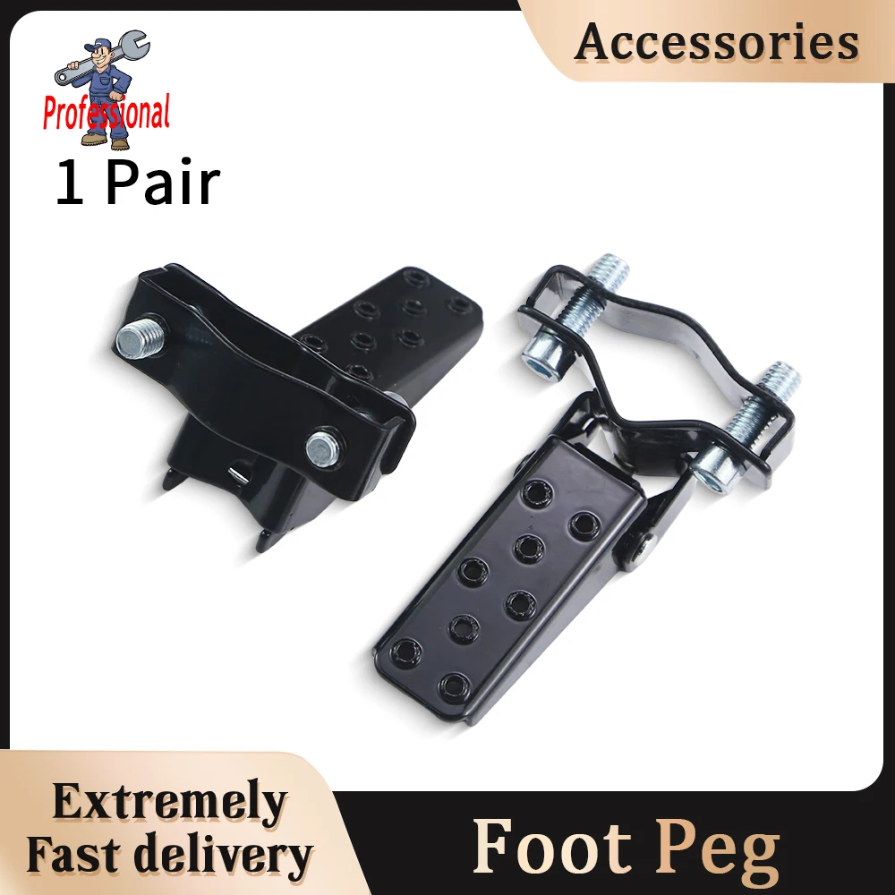 

Motorcycle Foldable Footrest Pegs Steel Pedal Pegs Shock-absorbing Pedals Modified Parts For MTB BMX Bike Honda Acesssories