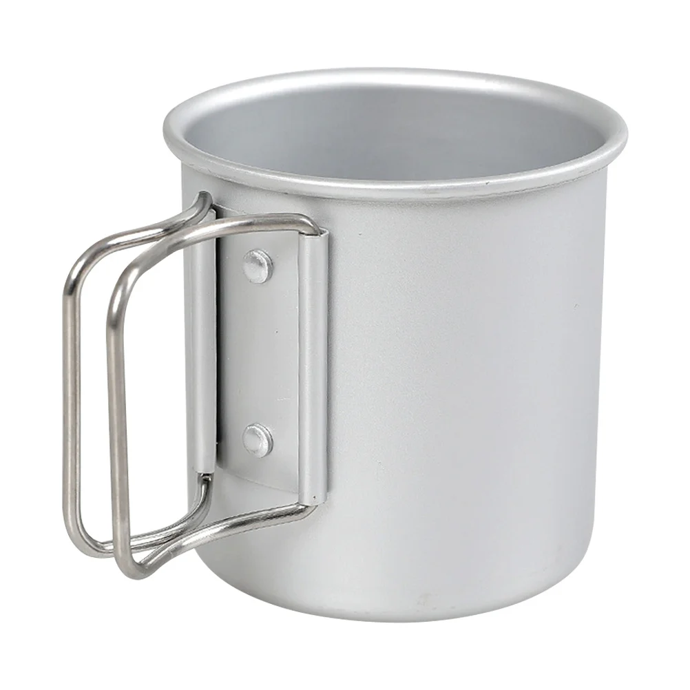 

Foldable Camping Water Cup High-Quality Aluminum Alloy Smooth Edges Outdoor Coffee Tea Mug Convenient Portable
