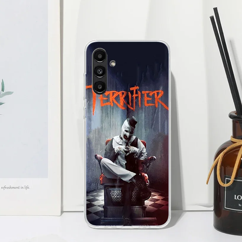 Horror Movie Terrifier Phone Case For Samsung Galaxy A15 A25 A35 A55 A14 A24 A34 A54 A13 A23 A33 A53 A12 A22 A32 A52 A05S A04S A