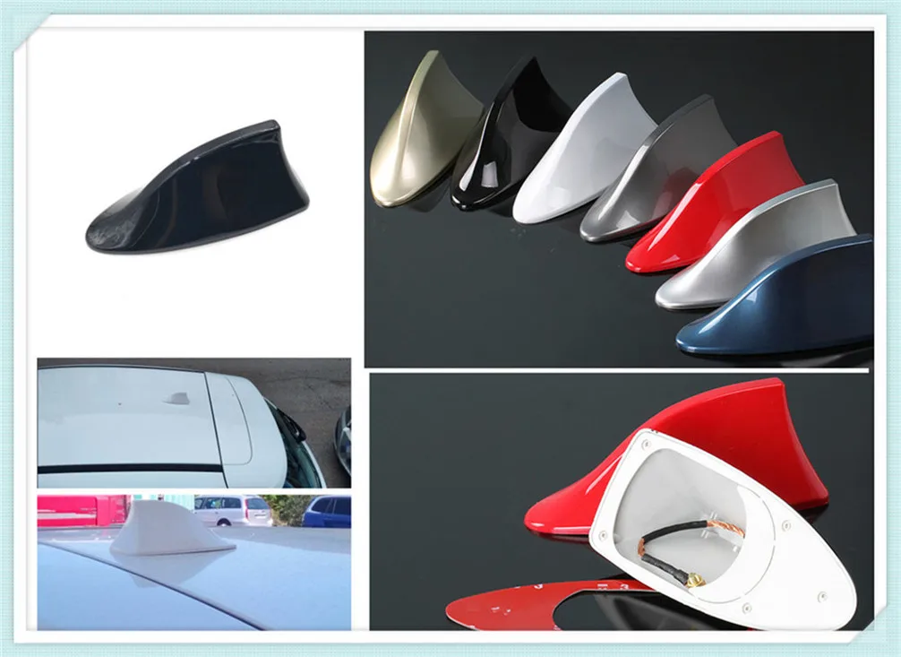 Car shape shark fin signal radio roof tail antenna modification for Chevrolet Miray Caprice Agile Stingray Aveo5