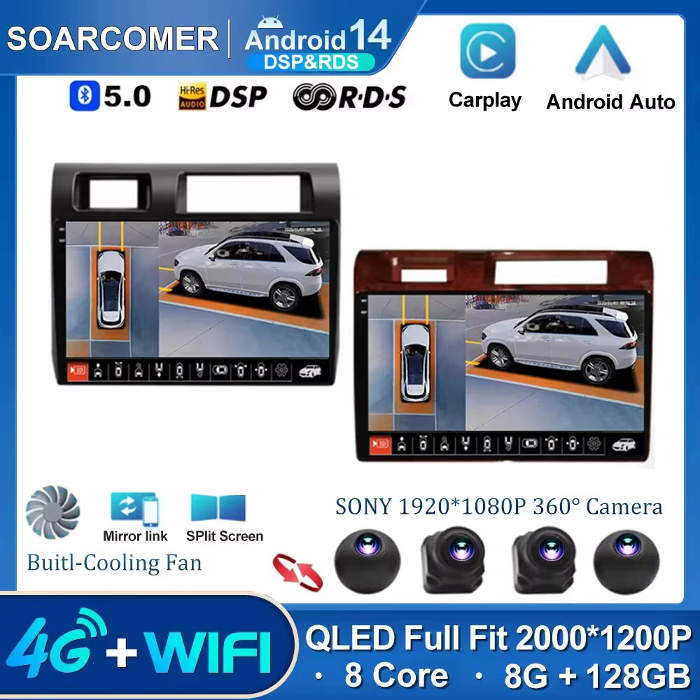 

Android 14 для Toyota Pickup Land Cruiser LC 70 79 Series 2007 - 2020 Авторадио беспроводное Carplay мультимедийное радио GPS навигация